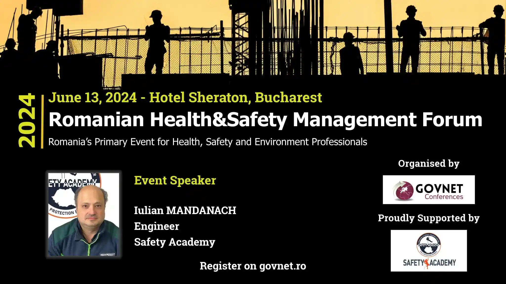 Safety Academy la Forumul de Management al Sănătății și Securității din România 2024
