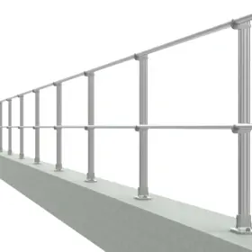 Sistem balustrada aluminiu parapet